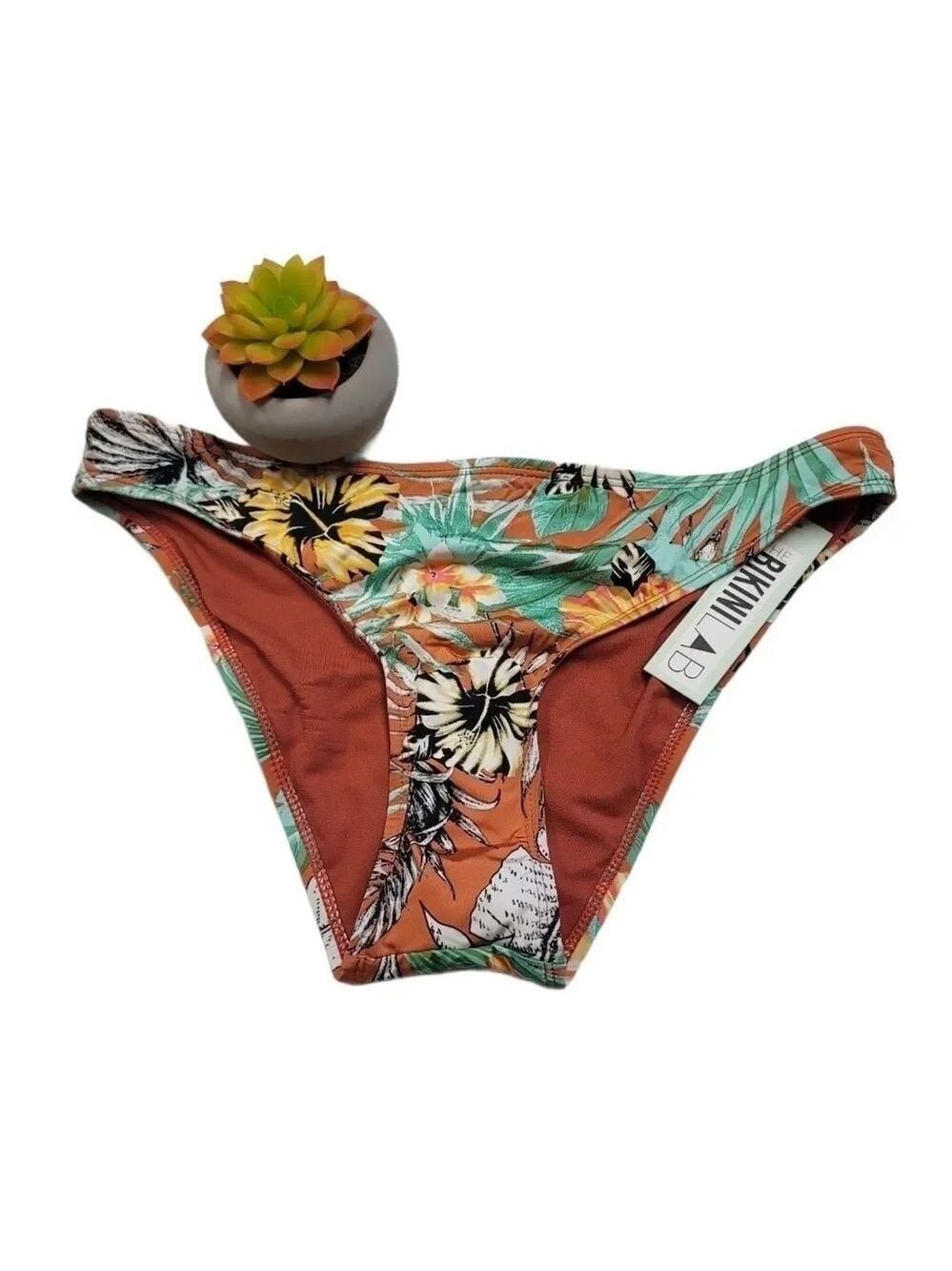 The Bikini Lab Floral ruched bikini bottom